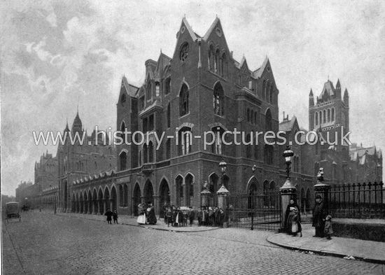 Columbia Market, Columbia Road, Bethnal Green, London. c.1890's
